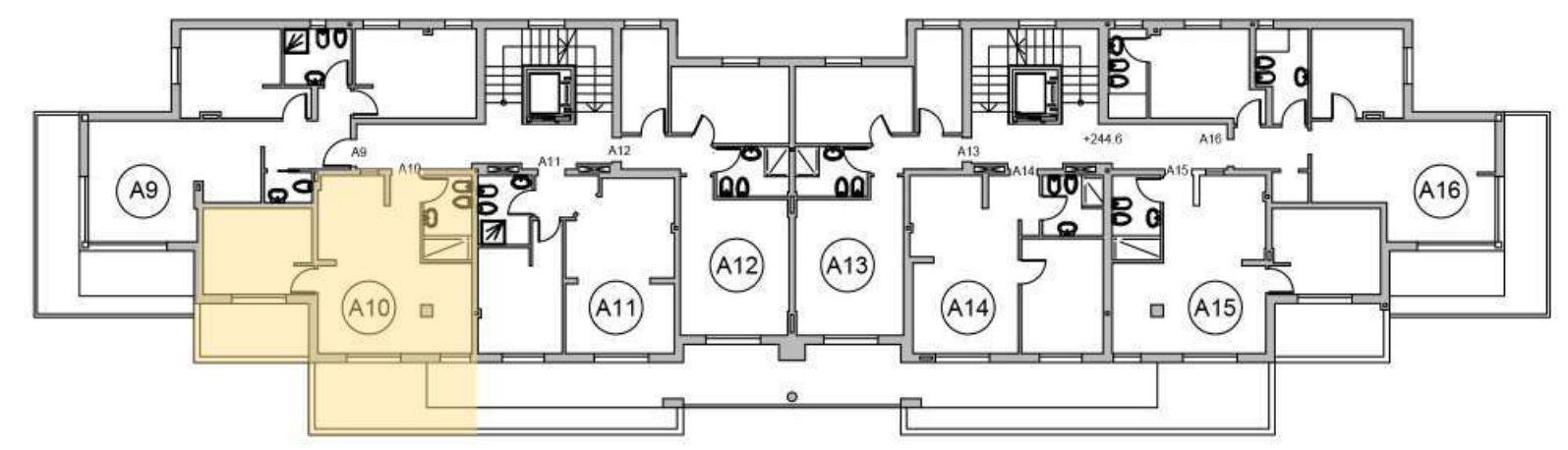 Dimora A10 + 244.6 M.s.l