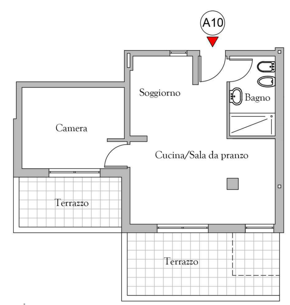 Dimora A10 + 244.6 M.s.l